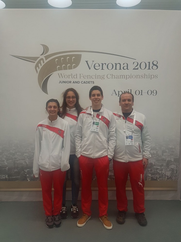 Catarina Madeira (Al 343) e Constança Carapuço (Al 393) estiveram presentes no Campeonato do Mundo em Verona (Itália)