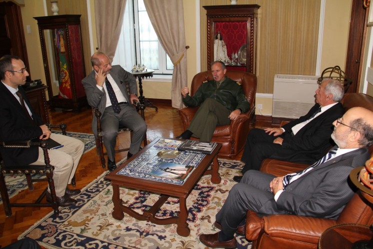 Apresentação de cumprimentos ao novo Director do Colégio Militar