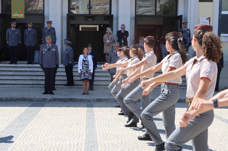 Visita da Secretária de Estado da Defesa Nacional