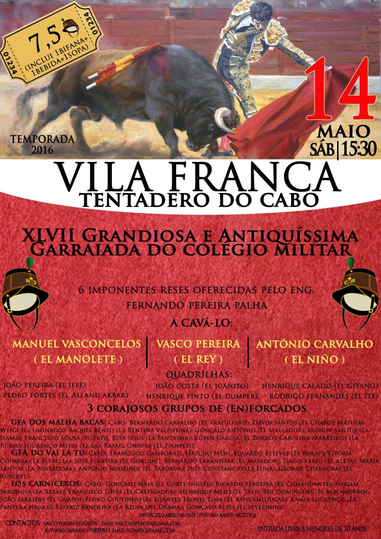 XLVII Grandiosa e Antiquíssima Garraiada do Colégio Militar
