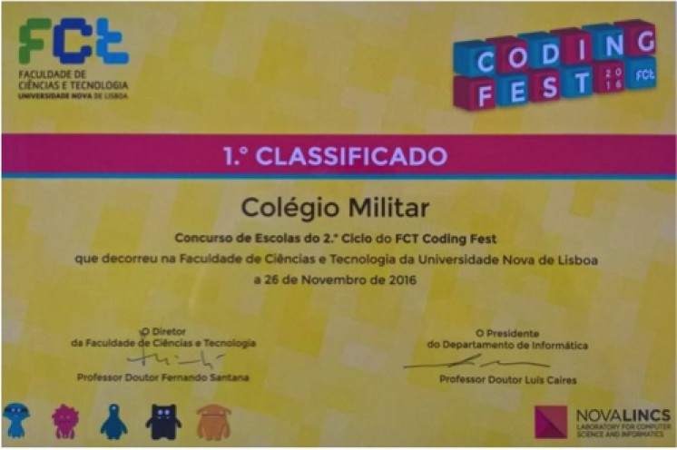 Coding Fest- Colégio Militar- 1º Classificado